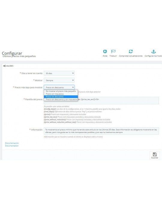módulo Directiva Ómnibus prestashop